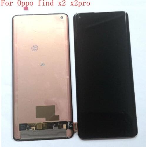 6.43" Amoled For Oppo Find X2 pro CPH2025 LCD Screen Display+Touch Screen Digitizer Replacement Parts Find x2 CPH2023