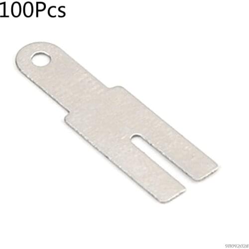 Free Shipping 100Pcs Y Shaped Nickel Plated Steel Strip Strap Sheets for Battery Spot Welding Machine Welder Washers Wholesales