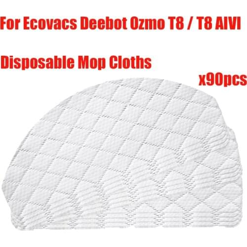 Disposable Mop Cloths Parts For Ecovacs Deebot Ozmo T8 T8 AIVI Sweeping Mopping Vacuum Cleaner Robot Replacement Rag Accessories