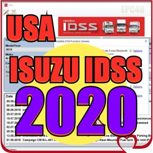For Isuzu idss Diagnostic Service System (US- IDSS) [2020]