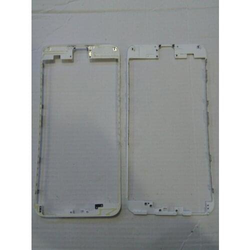 Hot 50pcs/lot Front Bezel LCD bracket For iPhone 6Plus 6 Plus 6+ Middle Frame Housing Parts Black White with hot Glue