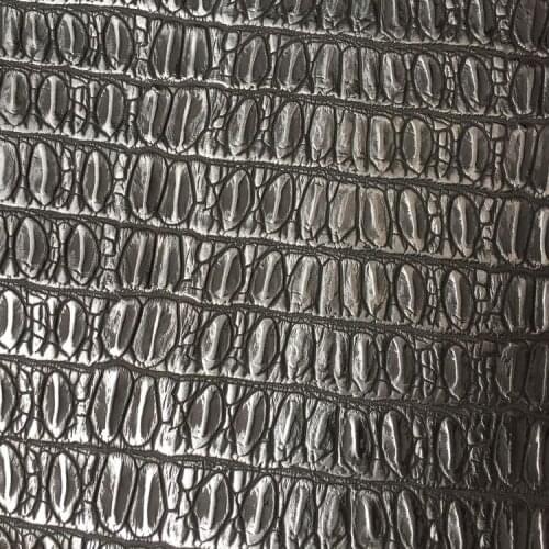2018 new trend Synthetic PU Retro matte crocodile leather fabric material