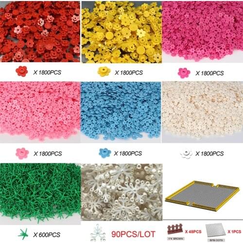 Colorful Petals And Branch Fence Compatible Idea Series 21318 Tree House Building Blocks Bricks Educational Toys