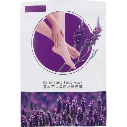 Lavender Essence Moisturizing Foot Care Exfoliating Peel Mask Nourishing Remove Dead Skin 40g Pedicure Tools
