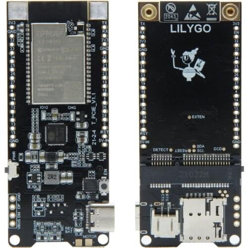 LILYGO® TTGO T-PCIE ESP32-WROVER-B AXP192 Chip WIFI Bluetooth Nano Card SIM Series Composable Development Board Hardware