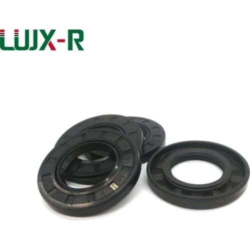 LUJX-R 2pcs TC Rubber Oil Proof Shaft Seal Simmer Ring Rotary Radial Nitrile With Spring Steel 40x50x7/40x52x5/40x55x7-40x62x5mm
