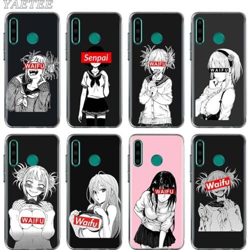 Sugoi Senpai Anime Girl waifu Phone Case for Huawei Honor 10 10i 20 Lite 20S 30 Pro+ 9A 9S 9C 9X 8A Prime 8X TPU Soft Cover