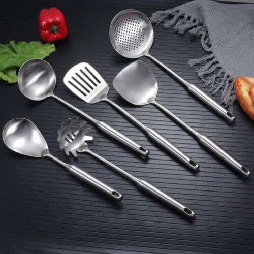 Stainless Steel 201 Kitchen Cookware Spatula Spatula Spatula Multi-Function 6-Piece Gift Set