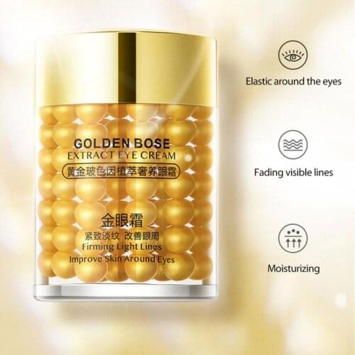 NEW Arrival Luxury Gold Eye Cream Moisturizing Anti Puffiness Wrinkle Remove Dark Circle Anti-Aging Women Eye Care skin care