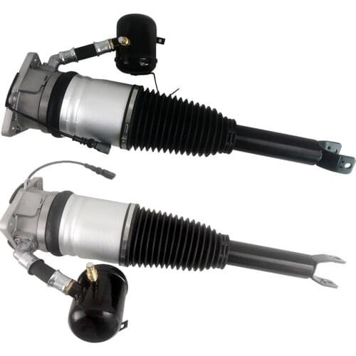 Pair Rear Air Suspension Spring Struts For Audi A8 Quattro 2002-2009 4E0616001N 4E0616002N