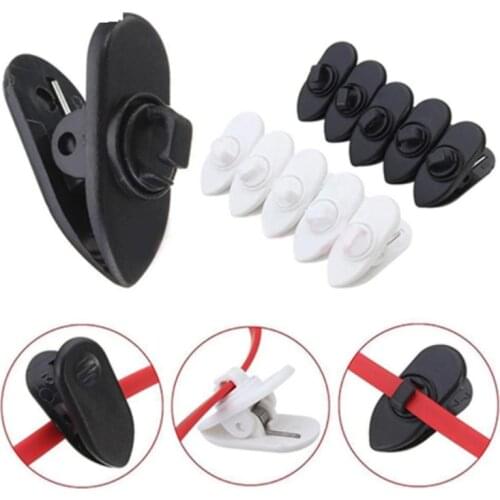 Portable Headphone Cable Clips More Convenient to Use Won’t Wind Up Wires Earphone Accessories Rotatable Collar Clip