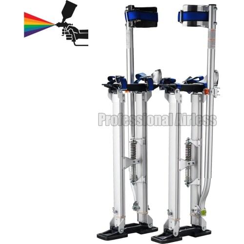 "15-23" "24"-40"Inch Adjustable Aluminum Plastering Stilt Ladder Drywall Plaste Stilts Stage Props Interior Decoration Stand