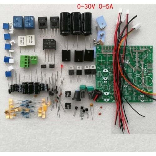 Adjustable power supply 0-30V 0-5A learning experiment power board constant voltage and current power board Kit