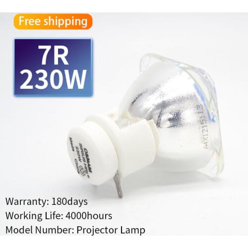 Replacement New For OSRAM SIRIUS HRI 230W Moving Head Beam Light Bulb Roccer MSD 7R lamp 1pcs/lot