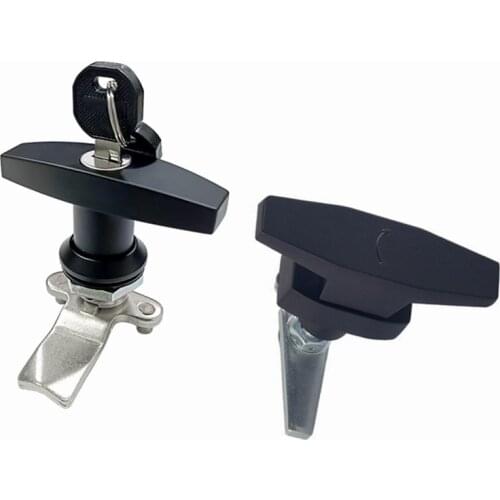 Zinc Alloy Tool Box Garage Door T Handle with Keys Industrial Cabinet Lock Cabinet Door Handle Hardware Door Lock Accessories