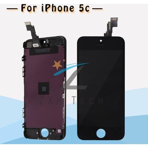 10PCS/LOT Cell Phone Parts For iPhone 5C LCD Display + Touch Screen Digitizer Assembly No Dead Pixel Free Shipping