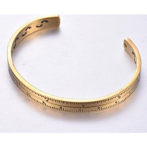 2021 Bracelets Opening Stainless Steel C-type Cuff Bangles Bracelet for Men Women Fashion Jewelry