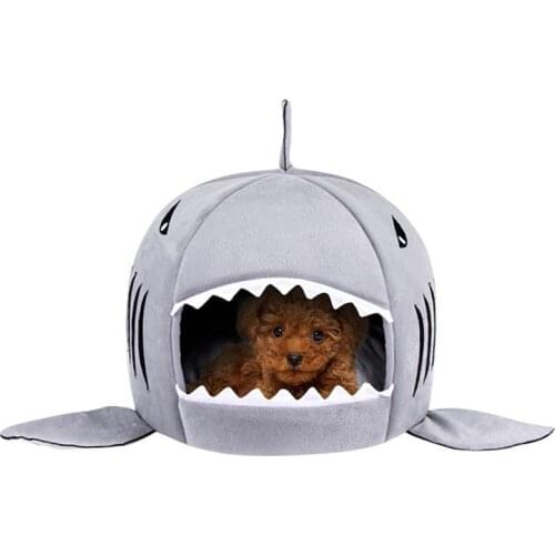 Shark Dog Cat Hamster Bed Mats House Small Medium Pet Sofa Bed Kitten Indoor Kennel Washable Mat