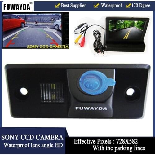 SONY CCD Car RearView Camera with 4.3 LCD Mirror Car Parking Monitor FOR Volkswagen VW CAYENNE TIGUAN TOUAREG POLO GOLF PORSCHE