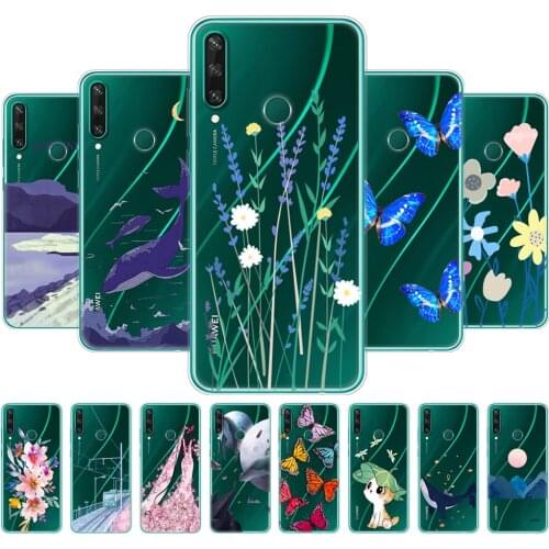 For Huawei Y6P Case 6.3" Soft Silicon Tpu Phone Back Cover For Huawei y6p 2020 Y 6P MED-LX9N huaweiy6p Bumper Funda
