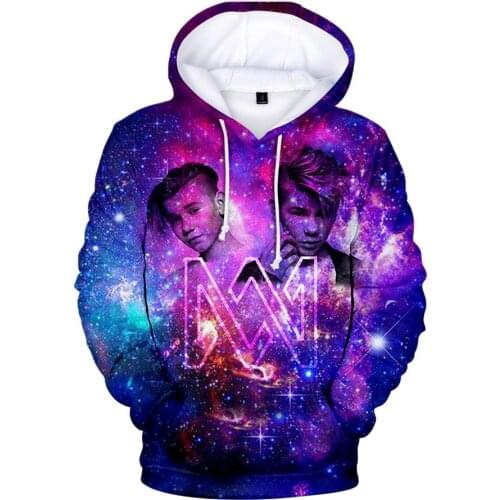 3 To 16 Years Kids Hoodies Marcus & Martinus 3D Printed Hoodie Sweatshirt Boys Girls hip hop pullover Coat children Clothes