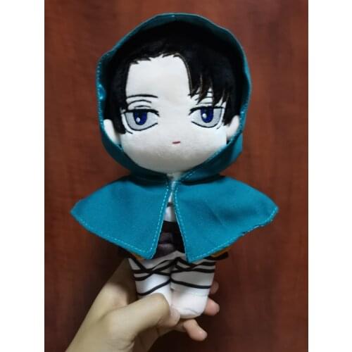 Attack on Titan Levi Rivaille Plush 20cm Doll Clothes Toy Clothing cosplay