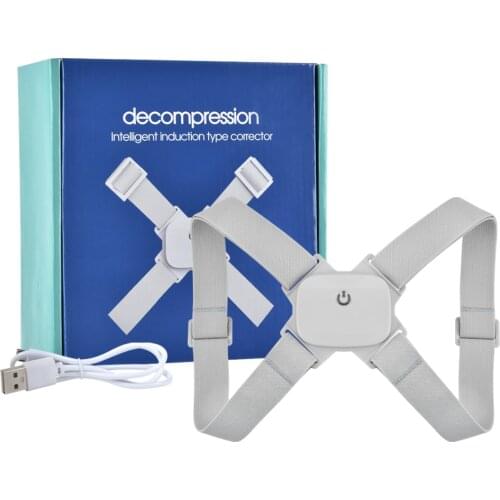 Intelligent Induction Posture Corrector For Men Women Smart Motion Sensing Upper Back Brace Adjustable Posture Correction Belt