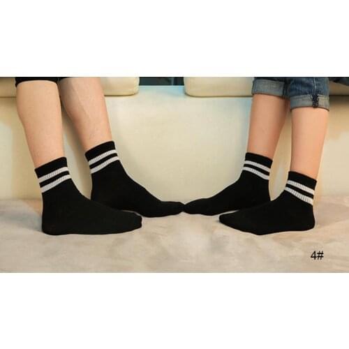 Fashion Casual Girl Boy Socks Summer autumn Colorful Cotton Socks Unisex Middle Couples Striped Socks #88389