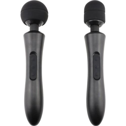 Powerful Oral Clit Vibrators for Women AV Magic Wand Vibrator Massager Sex Toys for Adult 10 Speeds Body Massager USB Charging