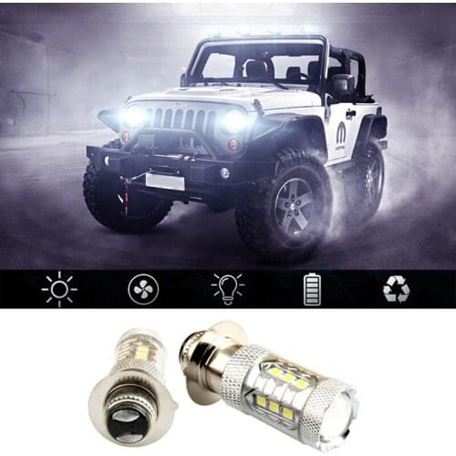 Motorcycle Moto Led Headlamp Headlamp Lamp Motorbike Atv Headlamp Light Lamps Ultra Bright White H6 H6m P15d 20led 100w