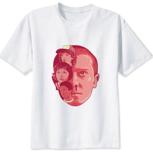 Stranger Thing T Shirt Men Cartoon 2018 Cool Funny White Tshirt Print T-shirt Men Tees Mmr2587