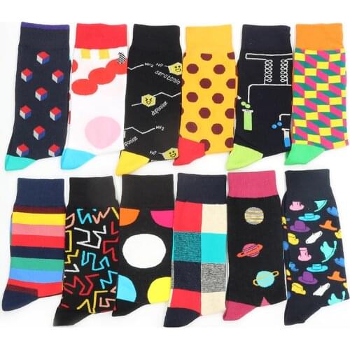 Mens Cotton Socks Funny Christmas Winter Gifts Sock Set Warm Womens Print From The Factory Dropshipping Contact Us