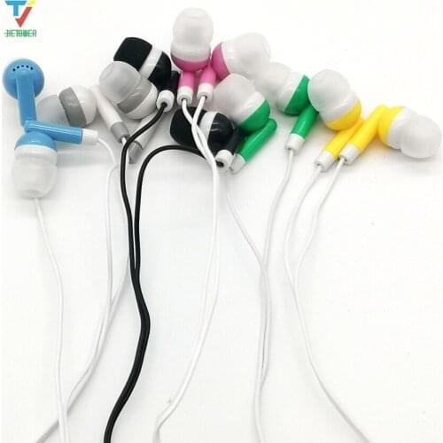 Low-cost Cheapest Disposable Earphones Headphone for Bus Train Plane One Time Use for Museum Library Company Gift 500pcs/lot