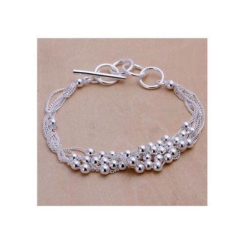 Wholesale H019-188 S925 sterling Silver color bracelet 2015 Fashion Jewelry bracelets for women Grape