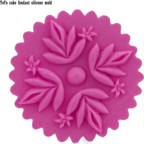 Food grade silicone Flowers leaves lace Fondant baking mold chocolate silicone molds for cake decorating tools cake pops F0799