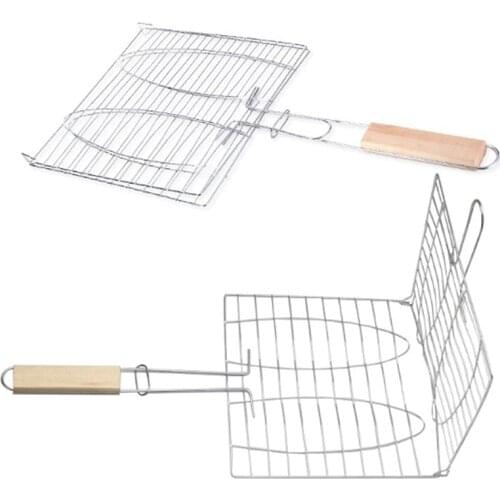 Grilled Fish Tongs Barbecue Tools Barbecue Nets Grilled Fish Tongs BBQ Nets