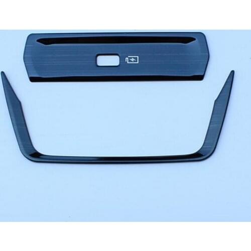 Tonlinker Interior Central Water cup Holder Cover Stickers for Ford MENDEO 2013-16 Car styling 1 PCS ABS Chrome Cover Stickers