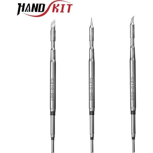 Handskit 1 unit compatible JBC 210 C210 Soldering Iron Tips 1s heat 80mm for JBC soldering station Handle