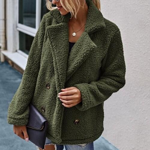 Woman Winter Coats and Jackets Faux Fur Warm Coat Female Teddy Black Jacket Fashion Oversized Abrigos Mujer Invierno 2020