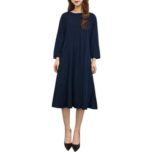 Women Autumn Purple Vintage Chiffon Dress Elegant Long Sleeve Party Dress Fashion O-neck Maxi Dresses 2020 Winter New Plus Size
