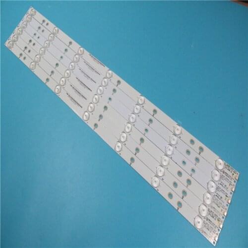 1 set=6PCS New original LED strips for 32"Philips GJ-2K15 D2P5-315 D307-V3.1 01L68-2 E349376 7 LEDs 615mm