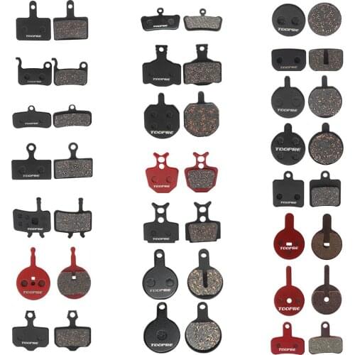 1 Pair MTB Mountain Bike Cycling Metal Disc Brake Pads for Shimano M446 355 395 BB5 Bicycle Parts Electrolytic Brass Fiber