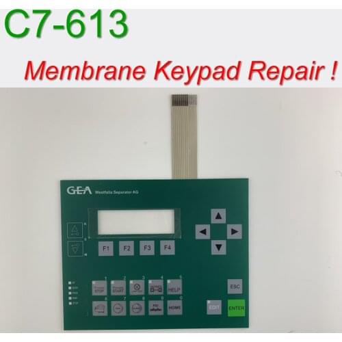6ES7613-1SB02-0AC0 C7-613 Membrane Keypad & Shell for SIMATIC & GEA HMI Panel repair~do it yourself, Have in stock