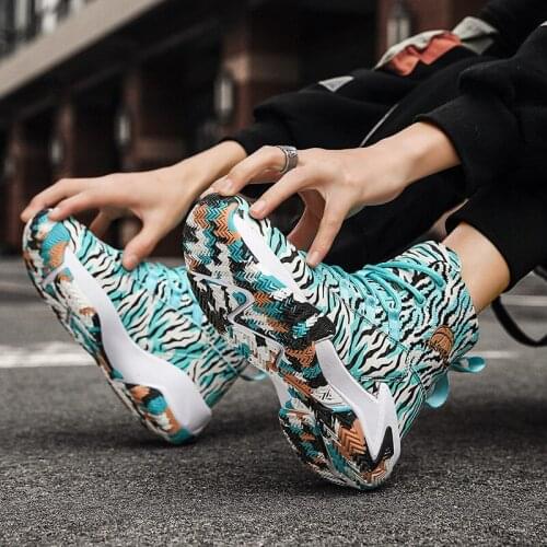 High Top Basketball Shoes with Brace Prevent Sprain Support Ankle Non Slip Wear-Resistant Cushioning Outdoor Workout ShoesSM-206