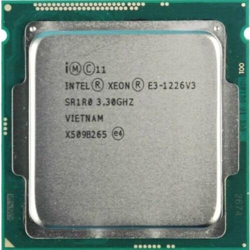 Intel Xeon E3 1226v3 E3 1226 V3 3.3GHz Quad-Core Quad-Thread CPU Processor L2=1M L3=8M 84W LGA 1150
