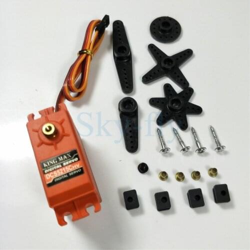 KingMax DCS5215CHV Digital Plastic Cases Standard Brushed Servo For Cars Boats Model 15.2kg.cm