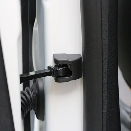 Color My Life ABS Car Door Stopper Cover Door Lock Protective Covers for Jeep Compass 2017-2020 Renegade 2015 - 2020 Accessories