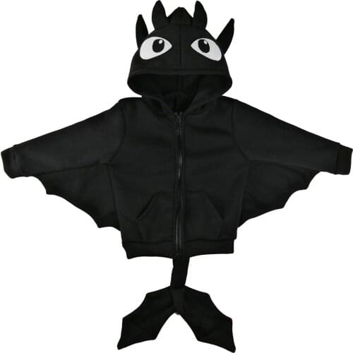 Children Pajamas Sets Kids Cosplay coat Costume Girls Boys Halloween Teen Hooded Sweatshirt Dragon Toothless snorlax Totoro