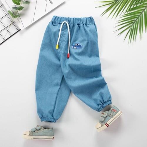 Childrens Mosquito Proof Pants New Style Lantern Pants Baby Solid Color Trousers Kids Trousers Pure Cotton Toddler Clothing