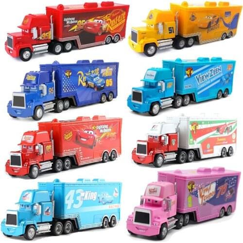 Disney Pixar car3 truck Mike truck 1:55 die-cast metal alloy plastic model toy car 3 childrens giftsDisney Cars 3